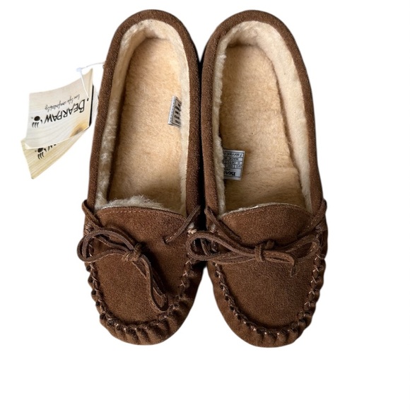 BEARPAW Astrid Moccasins in Hickory size 8 - Picture 1 of 5